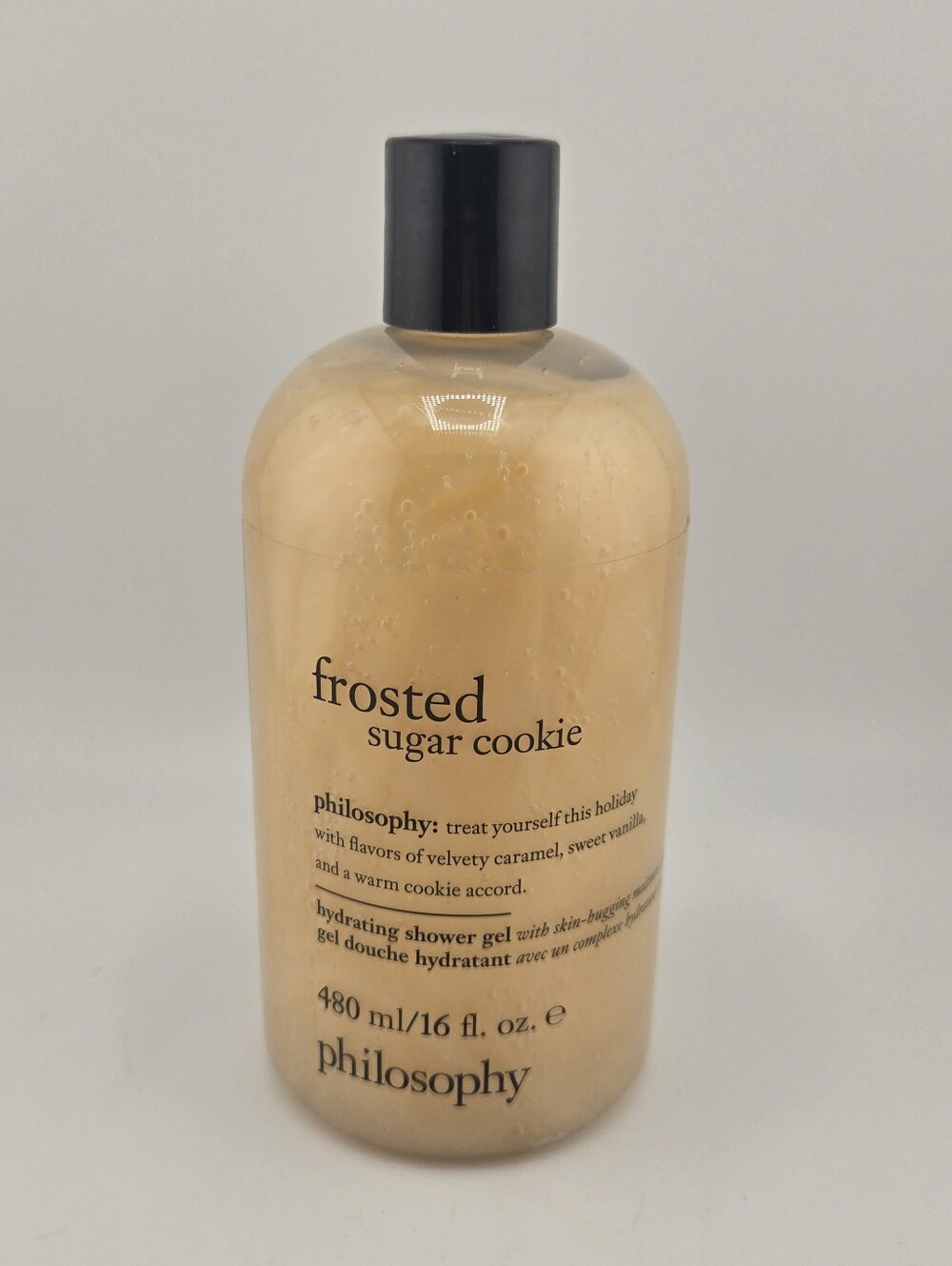New Philosophy Christmas Frosted Sugar Cookie Shampoo Shower Gel 16 Oz